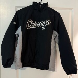 NWT MLB Black and Gray Chicago White Sox Kids Puffer Jacket